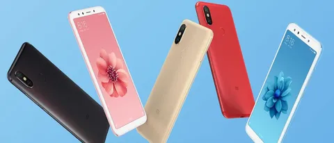 Xiaomi Mi 6X, display 18:9 e 6 GB di RAM