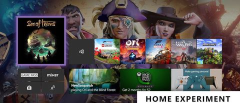 Microsoft testa una nuova dashboard per Xbox One