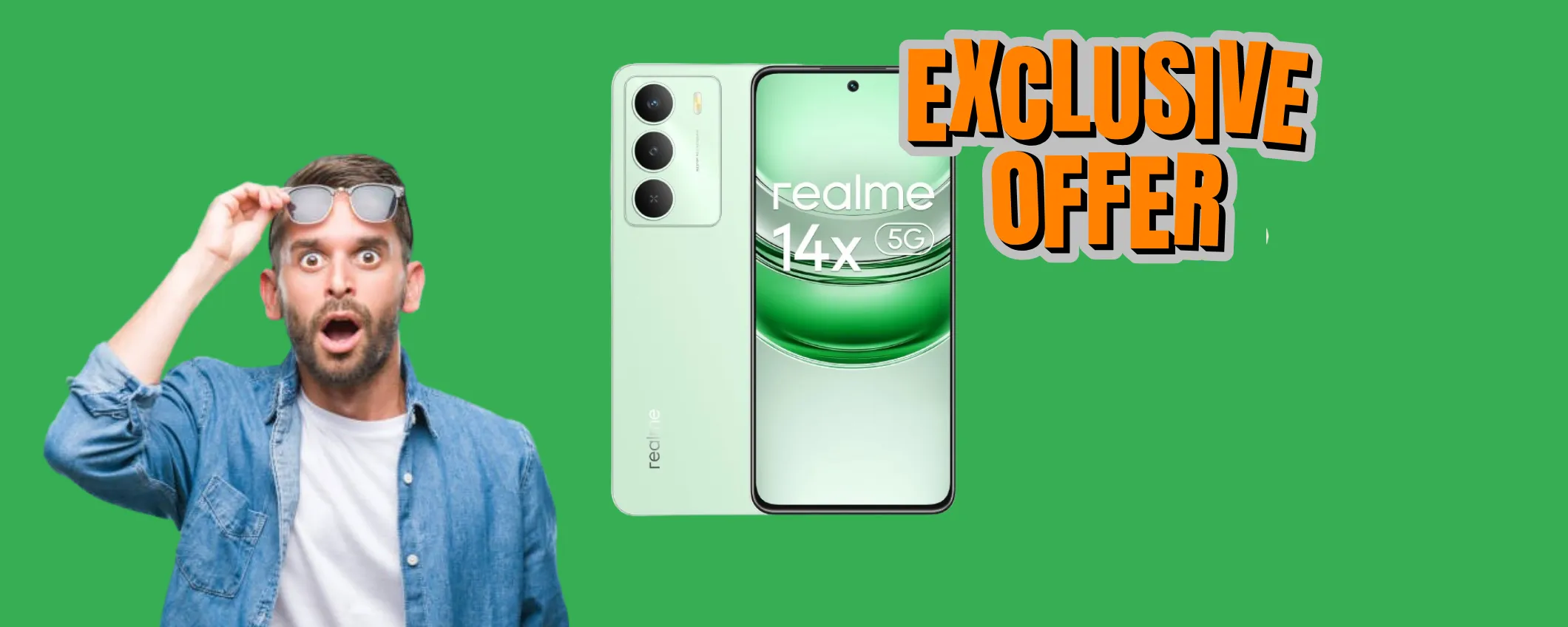 8+256 GB: lo smarthone Realme 14X oggi in maxi svendita su Amazon