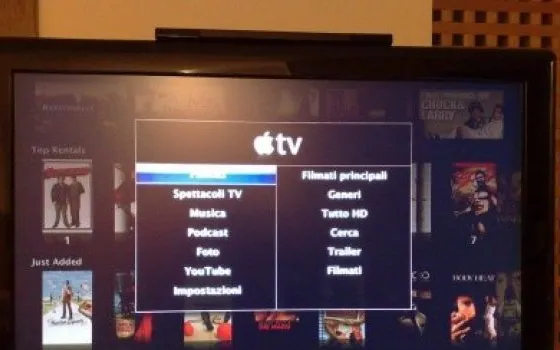 Aggiornamento 2.0.2 per Apple TV