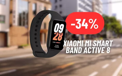 Maxi sconto del 34% sullo smartwatch Xiaomi Mi Band 8 Active: PREZZACCIO