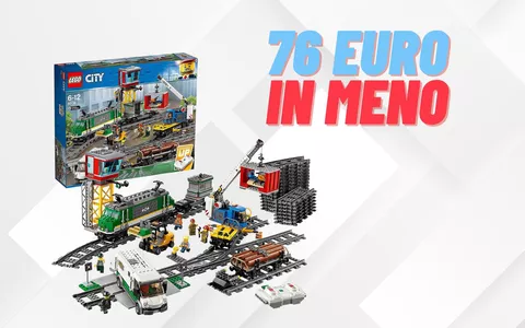 RISPARMIA più di 75 EURO sul treno merci LEGO City telecomandato