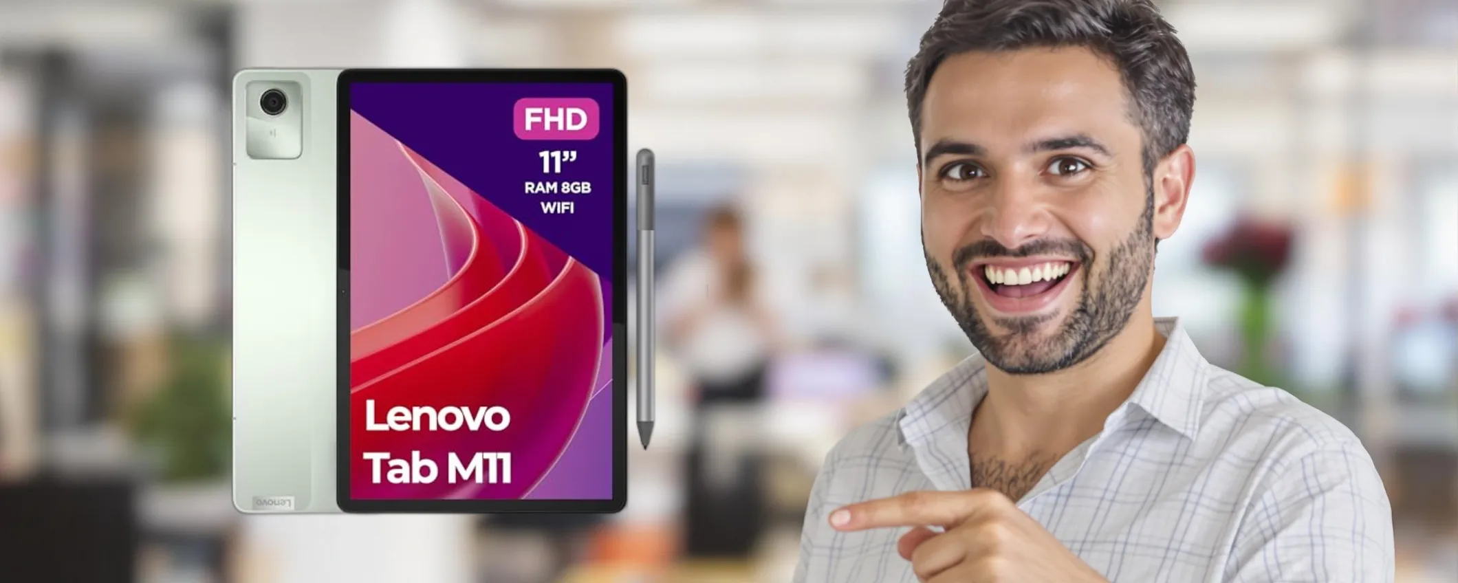 Lenovo Tab M11: con lo sconto Amazon è un tablet BEST BUY