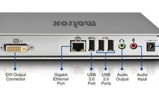 Matrox DS1: Dock Thunderbolt con USB 3.0, DVI e GigEthernet
