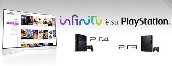 La piattaforma Mediaset Infinity è disponibile anche su PlayStation 4 e PlayStation 3