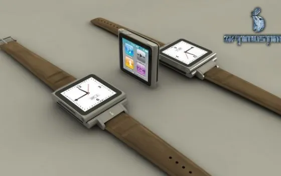 OptimusTime trasforma l'iPod nano in iWatch