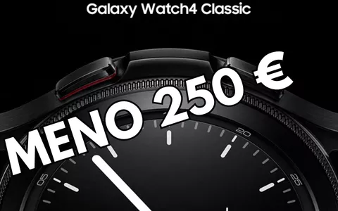 Samsung Galaxy Watch4 Classic 46mm, il prezzo precipita sempre più in basso! MENO 250 euro!