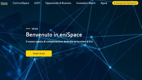 Eni lancia eniSpace, la piattaforma dedicata ai fornitori