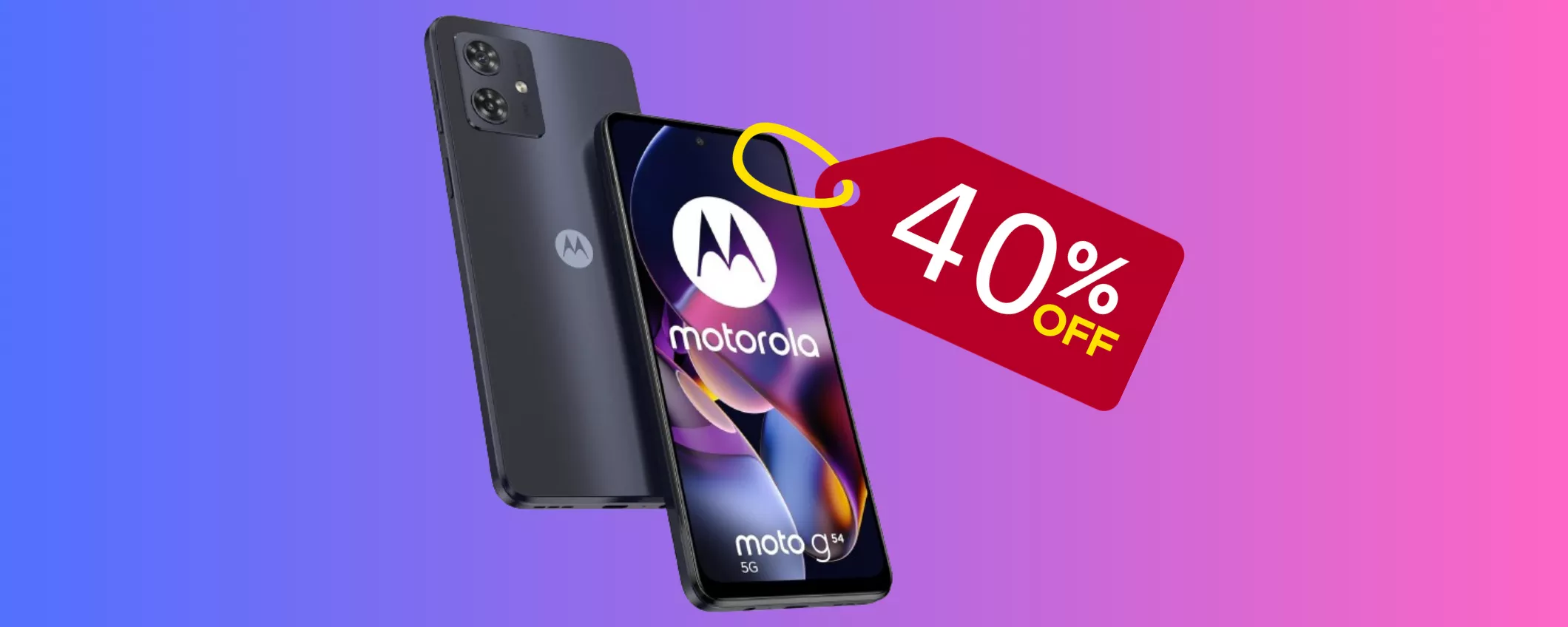 Mega sconto del 40% sul Motorola g54: ancora per pochissimo su Amazon