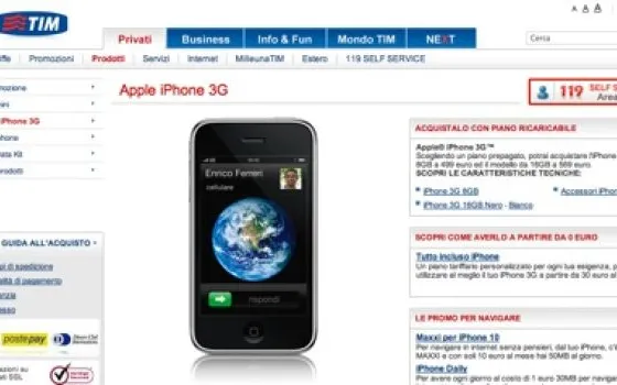 Addebito traffico dati per TIM errato con iPhone