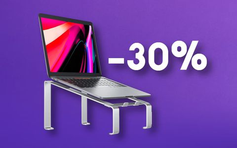 Supporto per MacBook (e non solo) SCONTATO del 30%