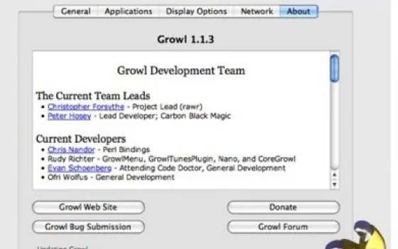 Growl 1.1.3 disponibile per download