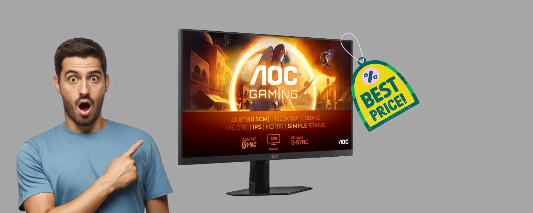 Monitor gaming 24