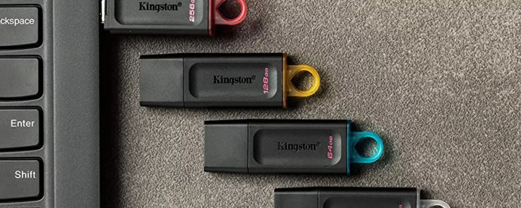 CHE PREZZO: solamente 8€ per Chiavetta USB da 128GB della Kingston