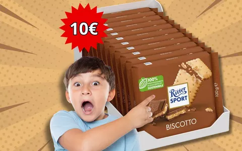 Ritter Sport Biscotto in OFFERTA GOLOSA: il cioccolato PIÙ BUONO a 10€