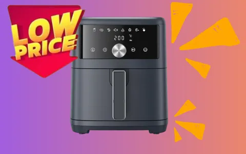 Friggitrice ad aria multifunzionale a meno di 60€: applica il doppio sconto Amazon