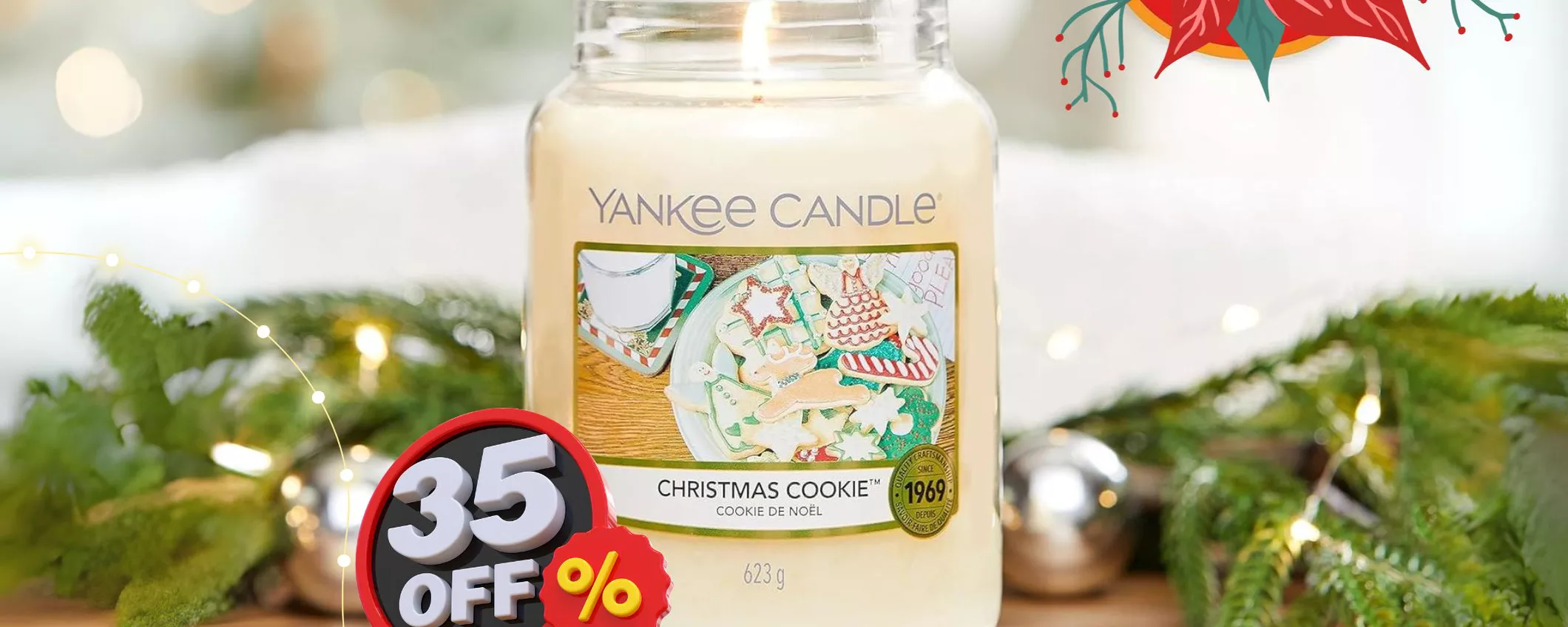 Yankee Candle Biscotto di Natale: un tocco di magia a prezzo BASSISSIMO!