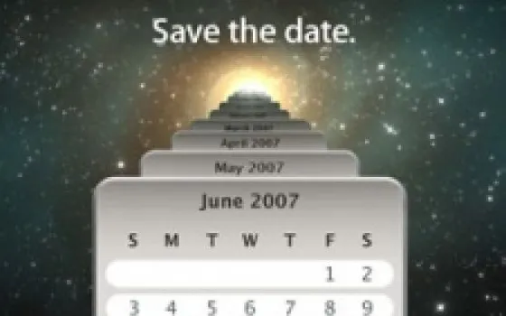 WWDC '07: invito in stile Leopard