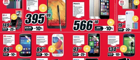 Volantino Mediaworld: Nokia Lumia 630 a 97 euro