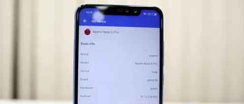 Xiaomi Redmi Note 6 Pro, possibili specifiche