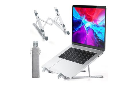 Supporto in alluminio MacBook: areazione e dissipazione calore a 10€