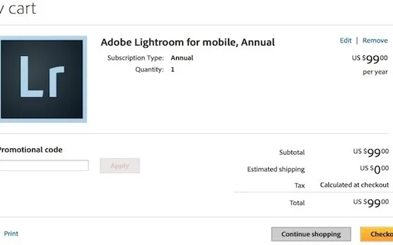Adobe Lightroom per iPad in arrivo con supporto Cloud e abbonamento annuale