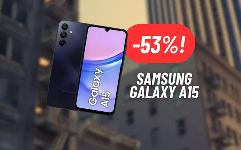 CALA A PICCO il prezzo del Samsung Galaxy A15: maxi sconto di eBay (-53%)
