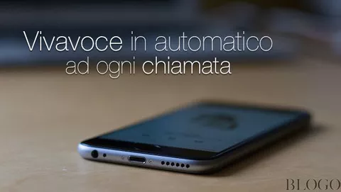 iPhone: Attivare il vivavoce automatico ad ogni chiamata
