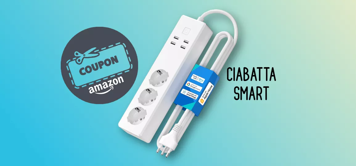 Ciabatta smart multipresa compatibile HomeKit, Alexa, SmartThings e Google Home