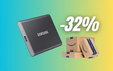 Amazon: SSD Samsung portatile da 1TB, PREZZO BASSISSIMO