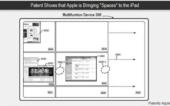 Brevetti: Apple pensa a Spaces per iPad