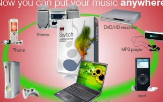 Switch, il convertitore audio universale