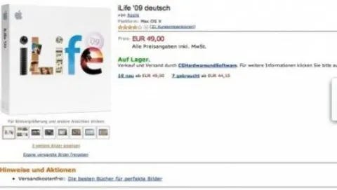 iLife '11: Amazon si lascia scappare la data di rilascio