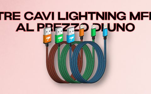 Cavo Lightning con rivestimento in nylon: PRENDI TRE PAGHI UNO, su Amazon