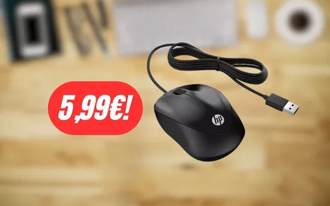 Mouse HP perfetto per il lavoro a casa o in ufficio a 5,99€ su Amazon
