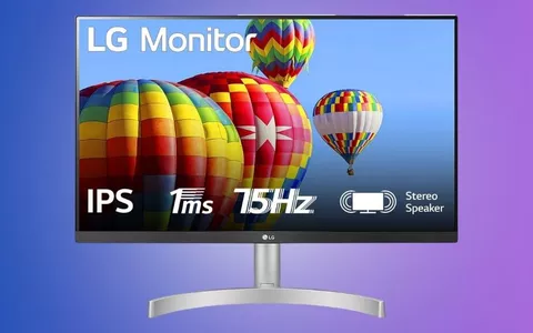 BASTANO MENO DI 100€ per questo monitor LG 24