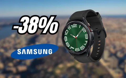 Samsung Galaxy Watch6 al 38% di sconto su Amazon: promo choc