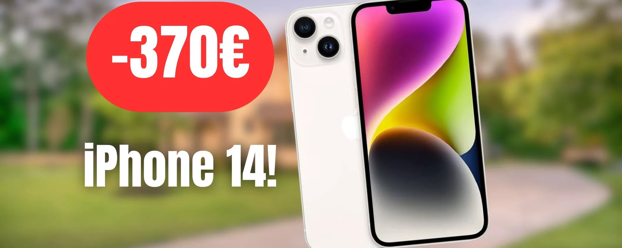 iPhone 14 bianco in MEGA SCONTO su eBay: 370€ risparmiati