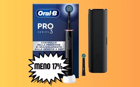 L'igiene orale in super sconto con Oral-B Spazzolino Elettrico Ricaricabile