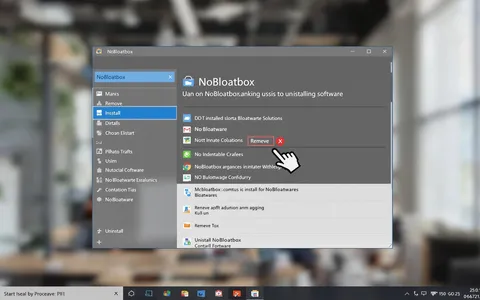NoBloatbox: l'app gratuita per velocizzare Windows 11 eliminando il bloatware