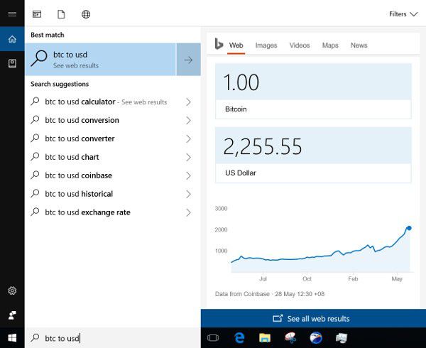 Cortana, Microsoft migliora l'integrazione di Bing