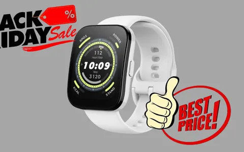 Amazfit Bip 5: il miglior smartwatch Amazon in promo speciale Black Friday