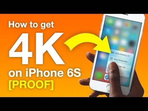 iPhone 6 - 4K (3840x2160) Video Playback PROOF (50mbps & 100mbps)
