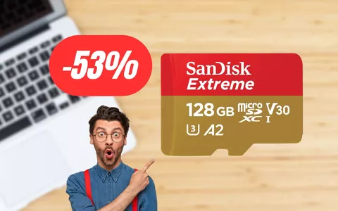 microSD SanDisk ad un PREZZO RIDICOLO: sconto applicato del 53%