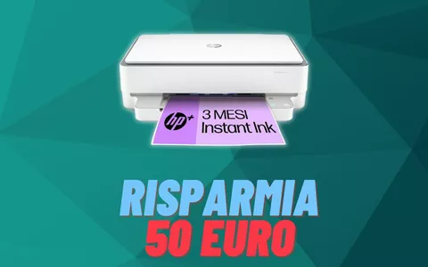 Stampante HP envy 6020e multifunzione in SCONTO DI 50€