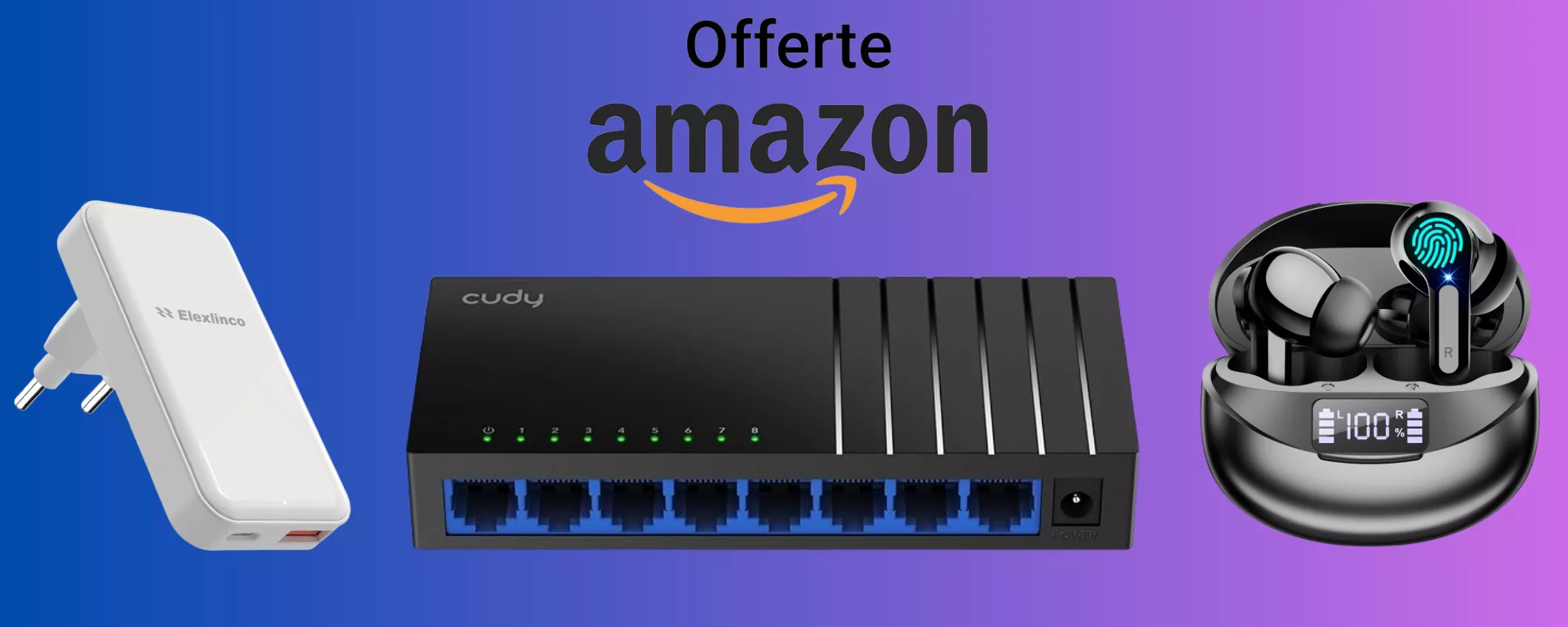 Gadget tech a MENO DI 20 EURO su Amazon: offerte LIMITATISSIME