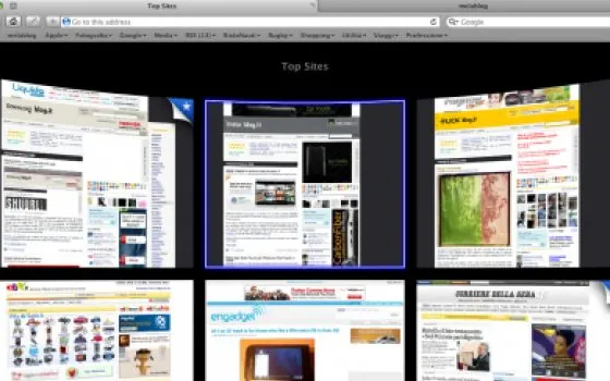 Safari 4: una galleria delle novità