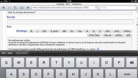 iPad: la rivincita del browser?