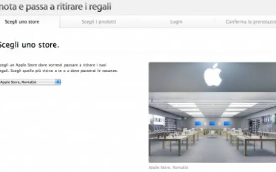 Apple retail Store: prenota e passa a ritirare i regali