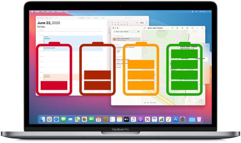 macOS Big Sur 11.3: Batteria carica prima degli appuntamenti in Calendario
